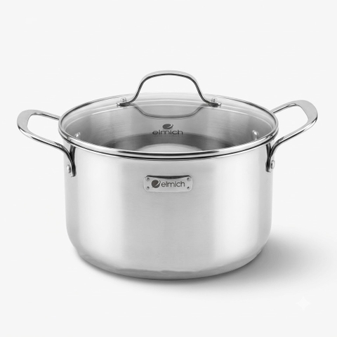 Nồi Inox Cao Cấp 3 Lớp Đáy Liền Trimax EL-3731 16cm